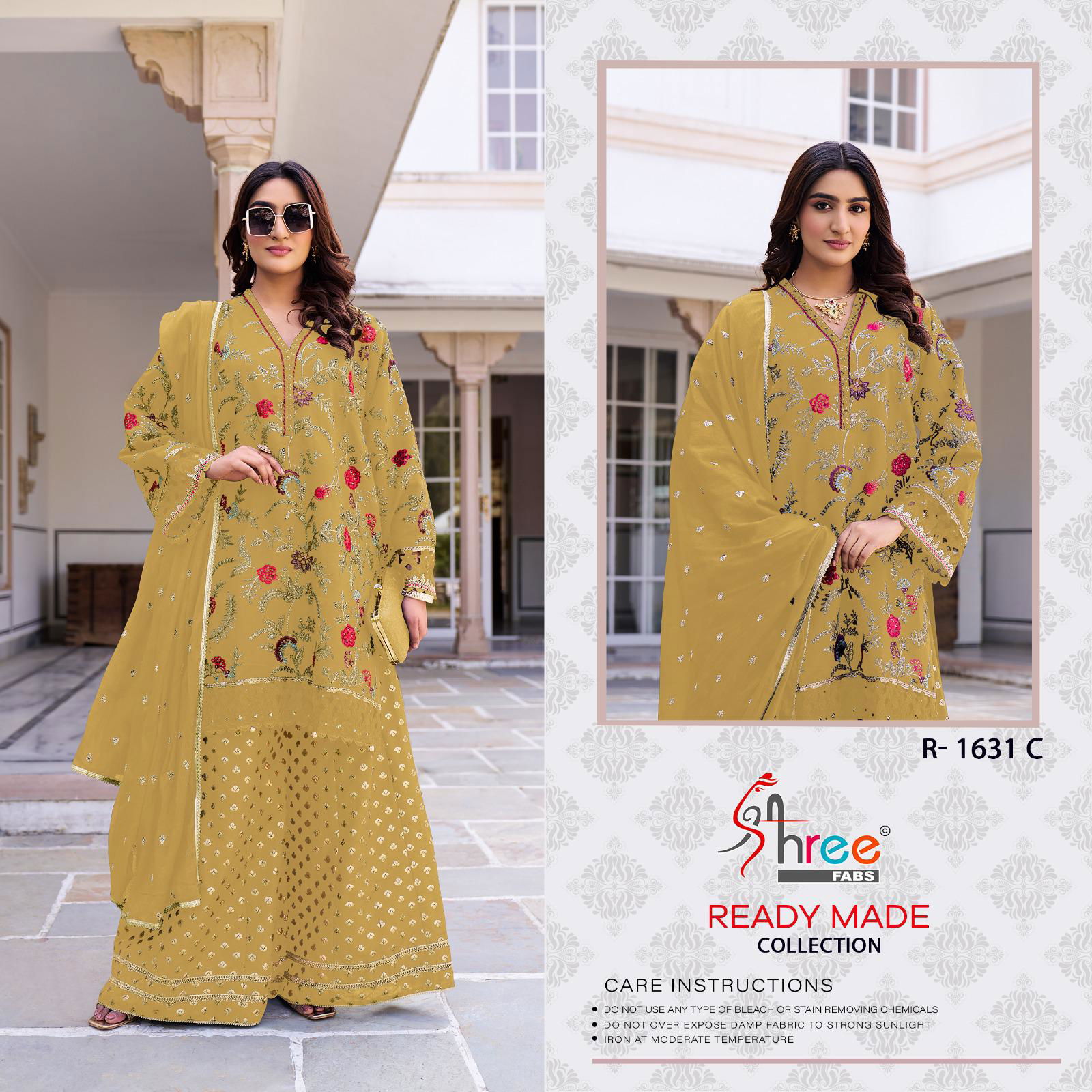 R 1631 By Shree Fabs slub Roman Pakistani Readymade Suits Orders In India